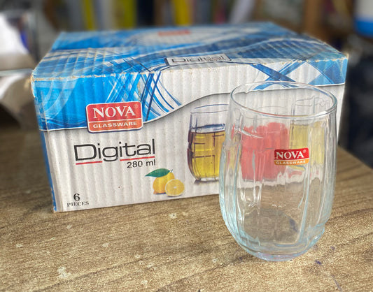 Nova Digital 6pc Glass set